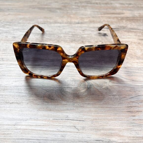 Patricia Nash Jackie Oversized Dunmore Tort Tortoise Sunglasses Square Frame main image 5